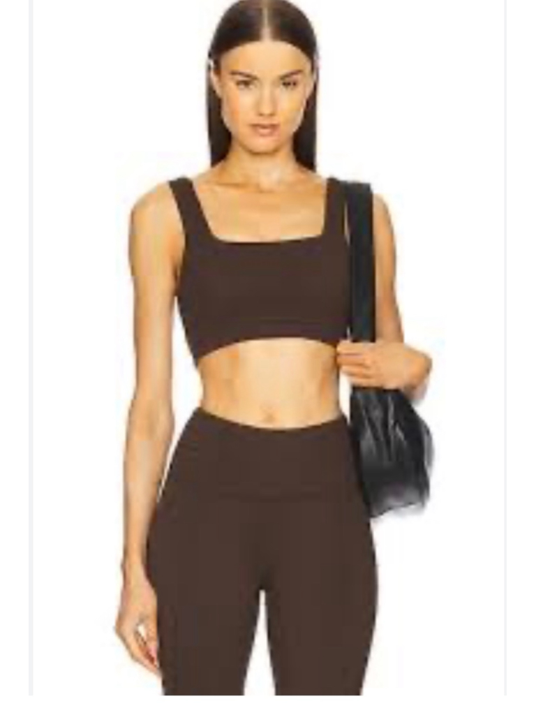 Gigi C Wilson Sports Bra|Chocolate|Large|Nwt|